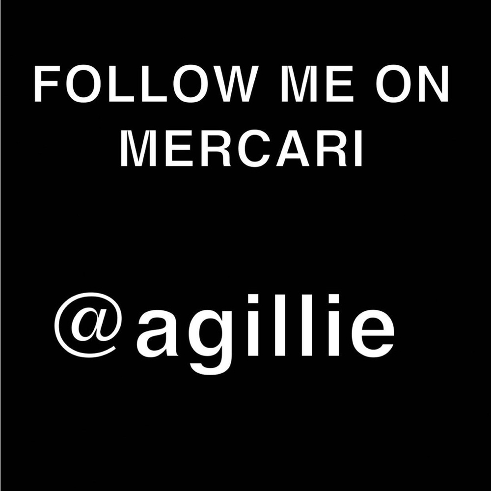 FOLLOW ME ON MERCARI FOR BETTER DEALS